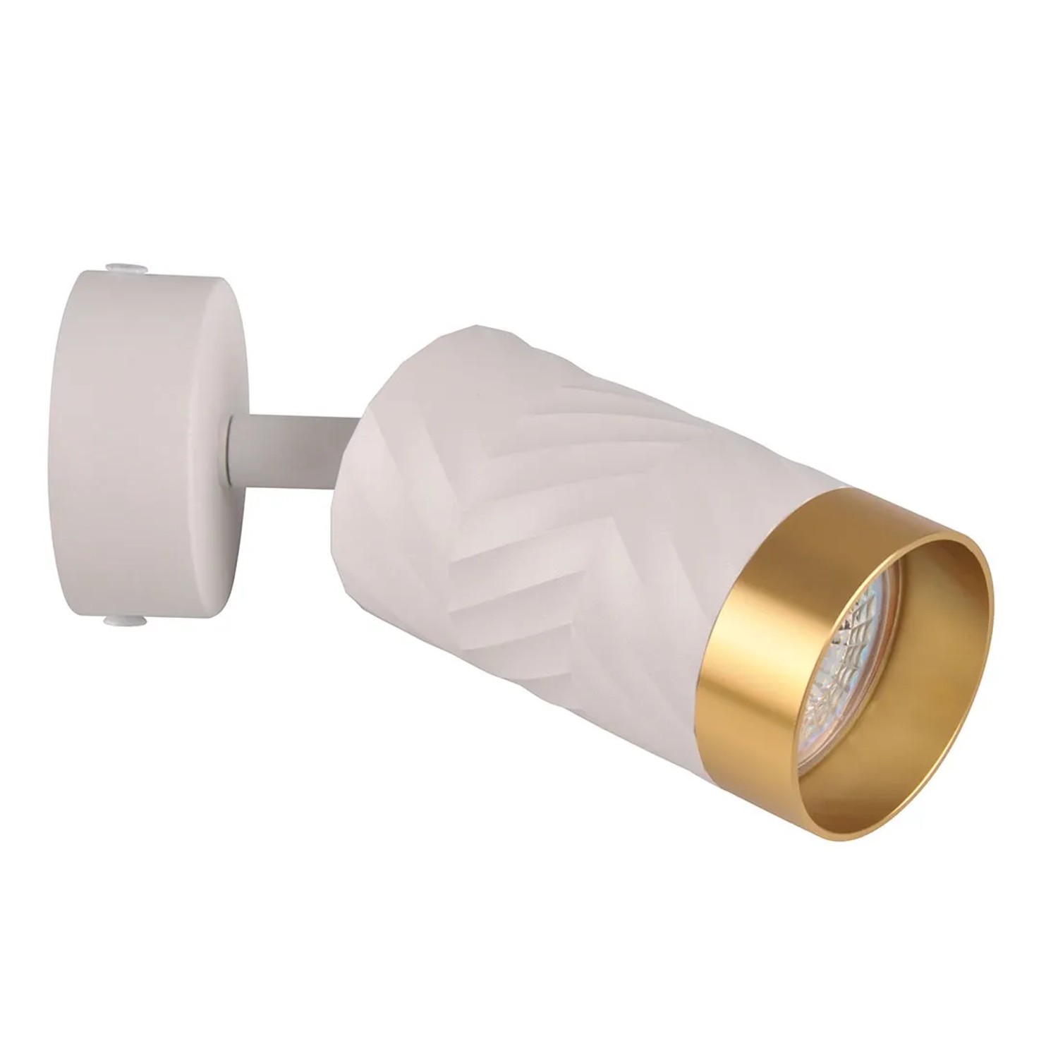 Goldlux Kinkiet ARRAS biało-złoty1xGU10