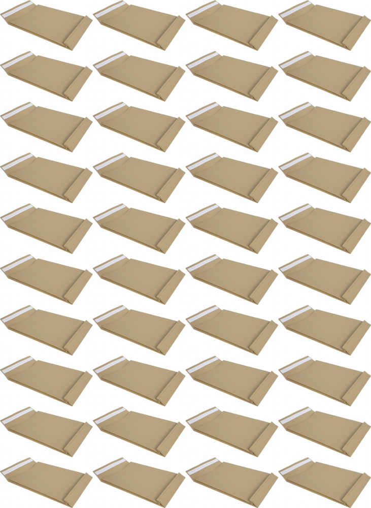 4x Koperta rozszerzana Rayan, B5, z paskiem HK, 10 sztuk, brązowy