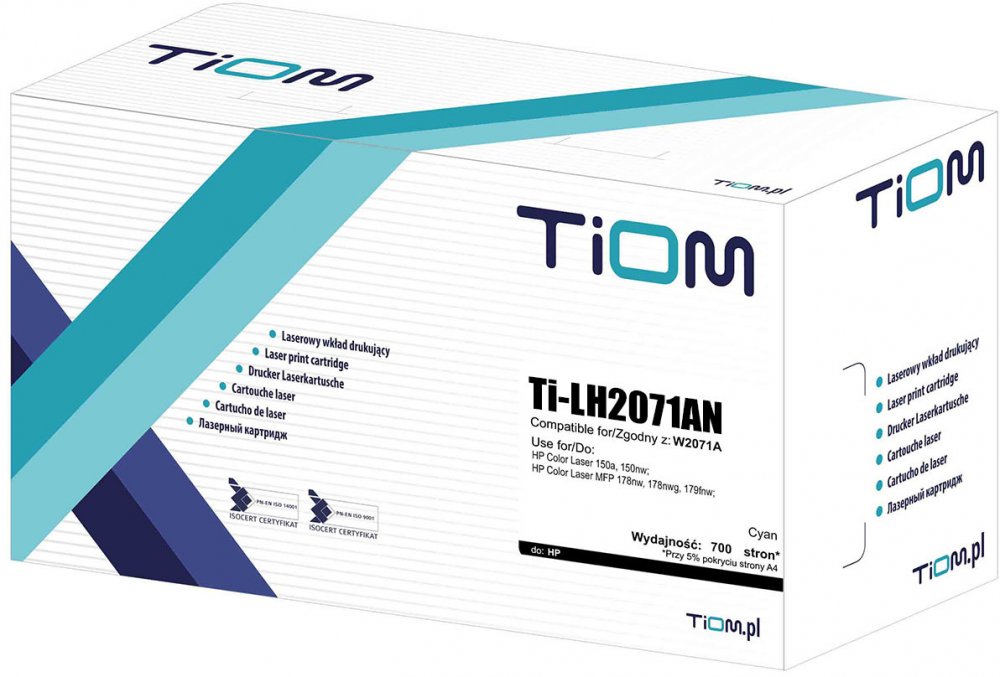 Toner Tiom Ti-LH2071AN (W2071A), 700 stron, cyan (błękitny)