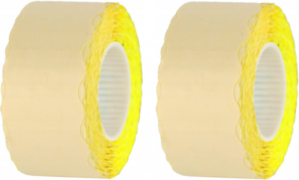 2x Taśma do metkownicy Studio Cen, HMTC 800 etykiet, 26x12mm, żółty