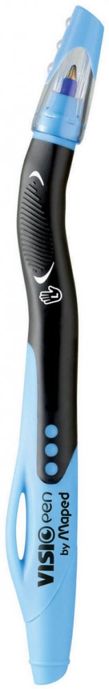 Długopis dla leworęcznych Maped, Visio Pen, M, niebieski