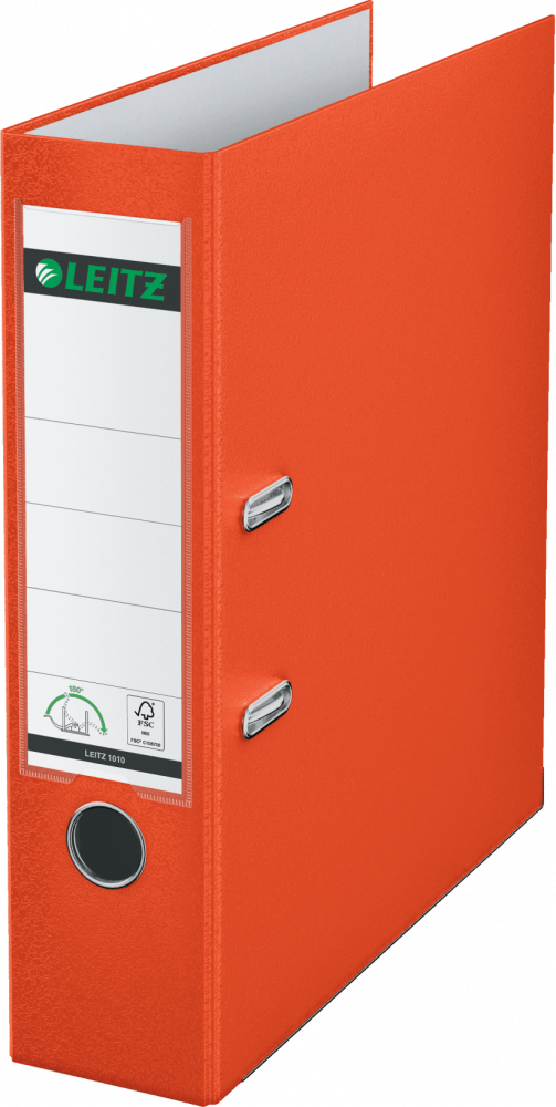 Segregator A4 Leitz 180°, 80mm, do 600 kartek, jasnoczerwony