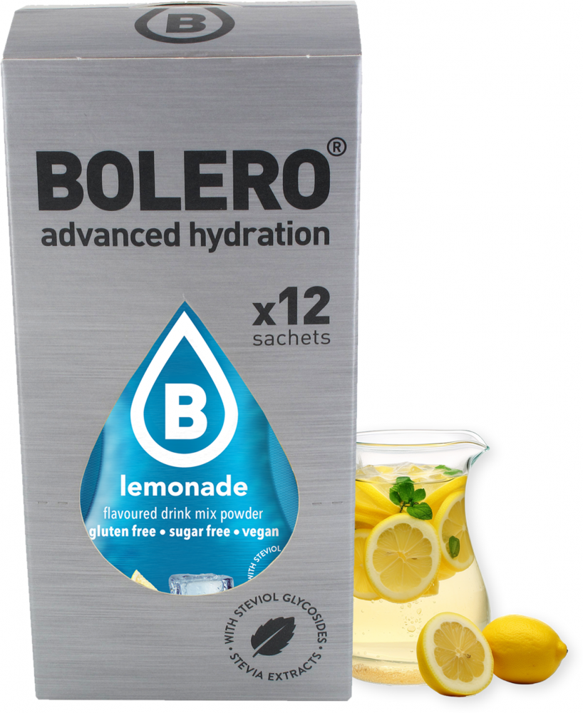 Napój w proszku Bolero Box Lemonade, lemoniada, 12 sztuk x 3g