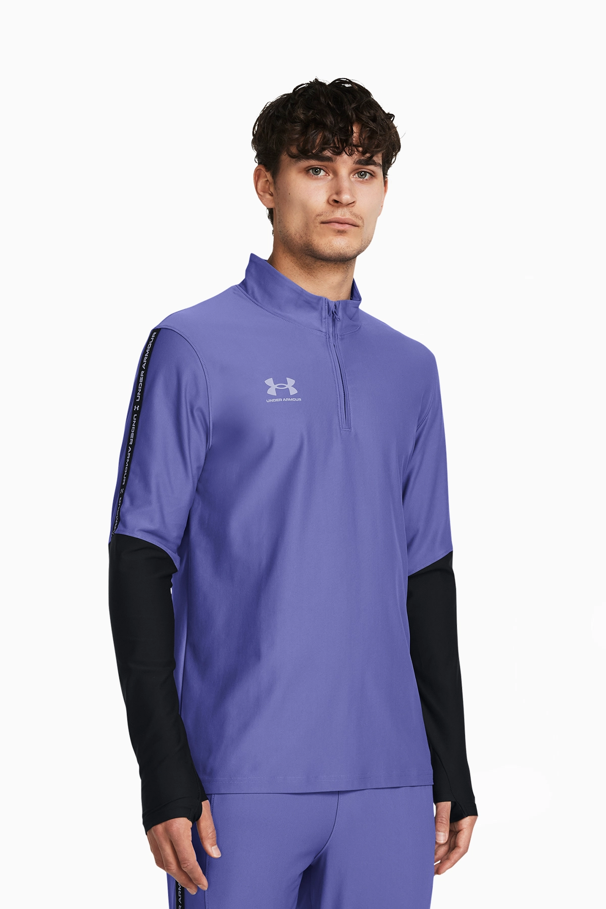 Bluza Under Armour Challenger Pro 1/4 Zip - Fioletowy