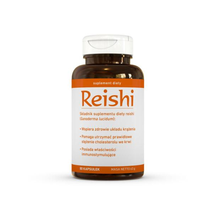 Reishi, 80 kapsułek (data ważności: 31.03.2026)