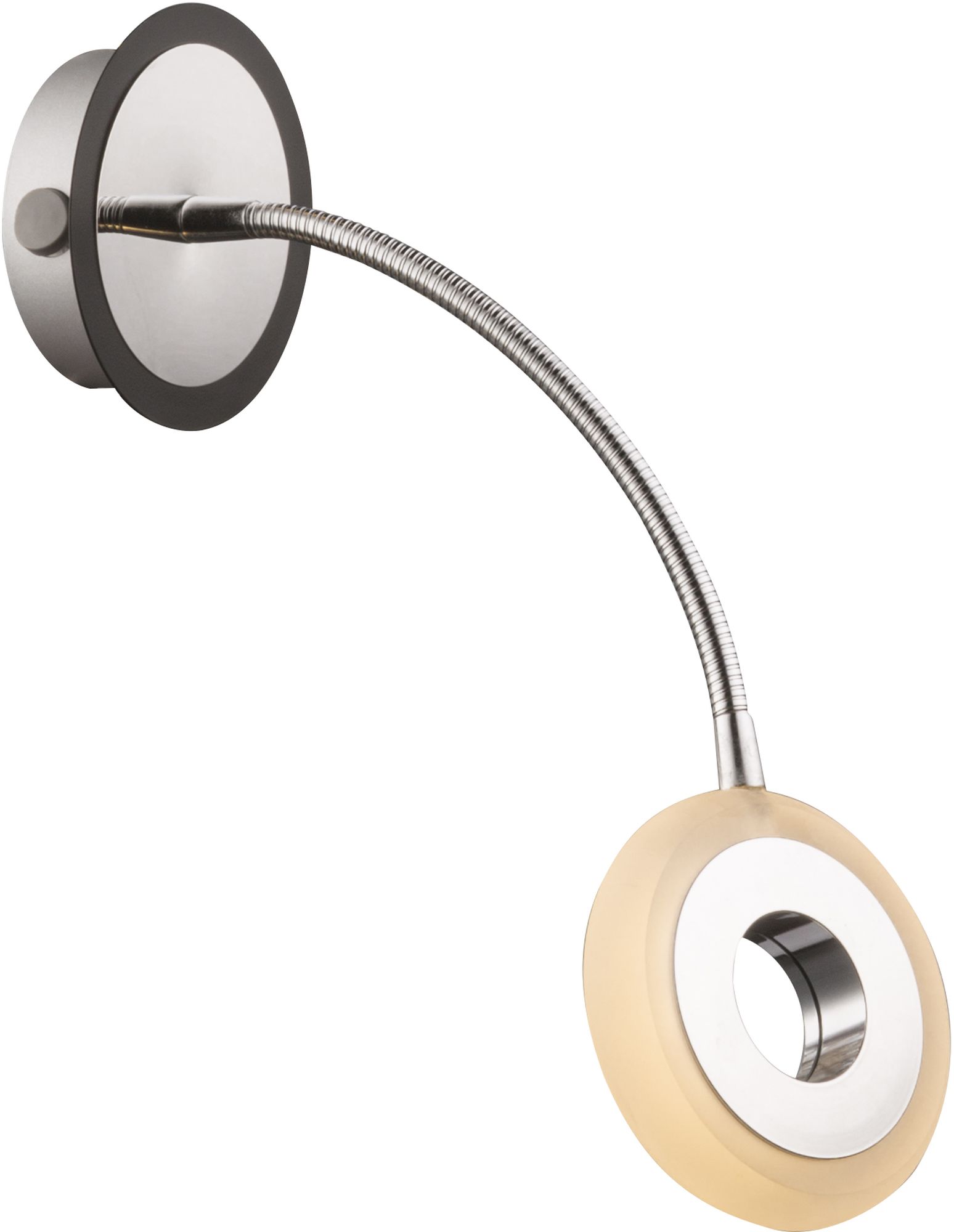 Candellux Arm lampa podsufitowa 1x5W LED chrom/czarny 21-62628