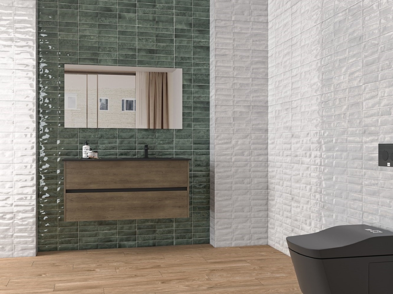 Ecoceramic Pool White płytka ścienna 60x31,6 cm