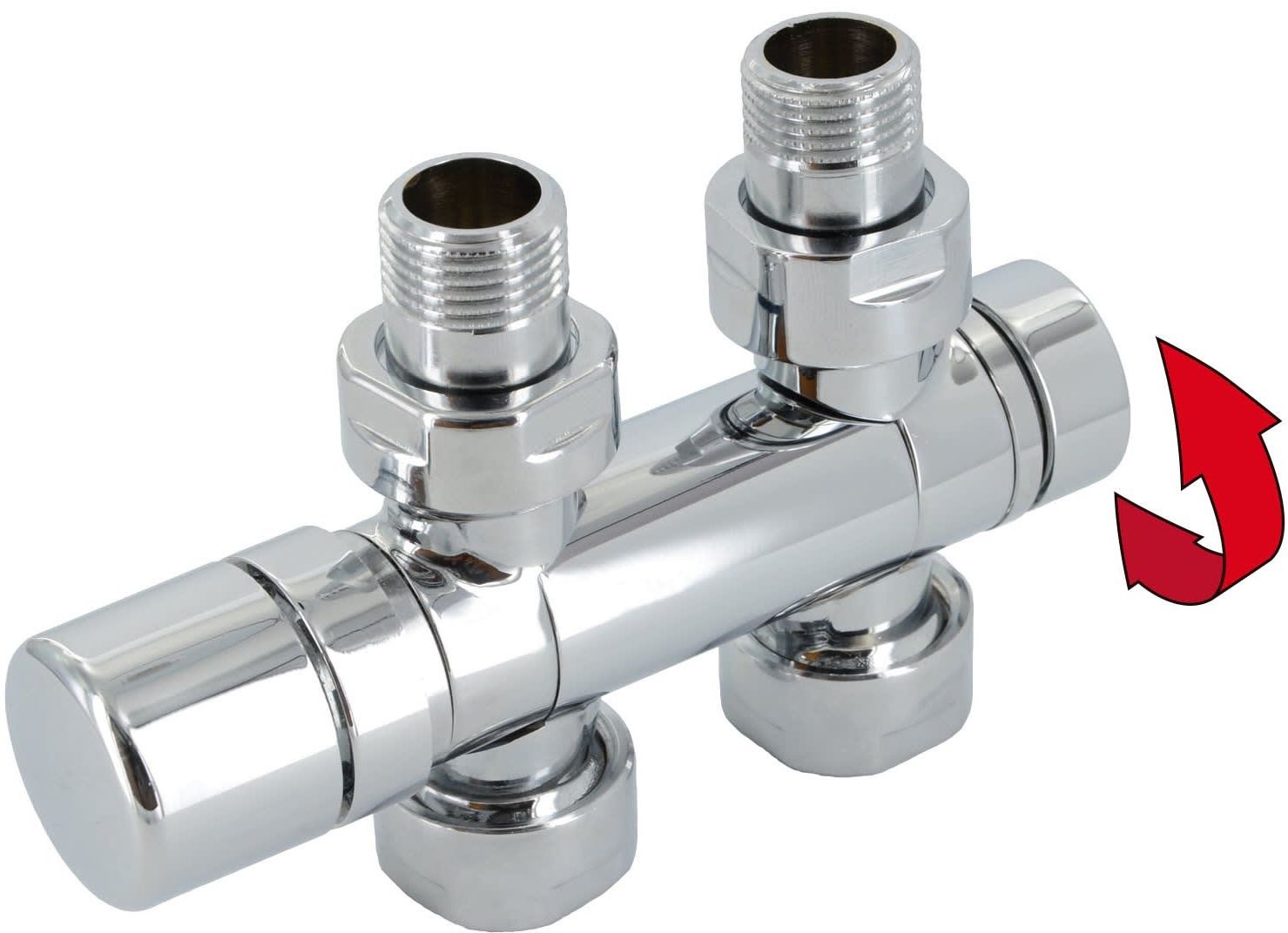 Zehnder zawór zespolony termostatyczny chrom 839178