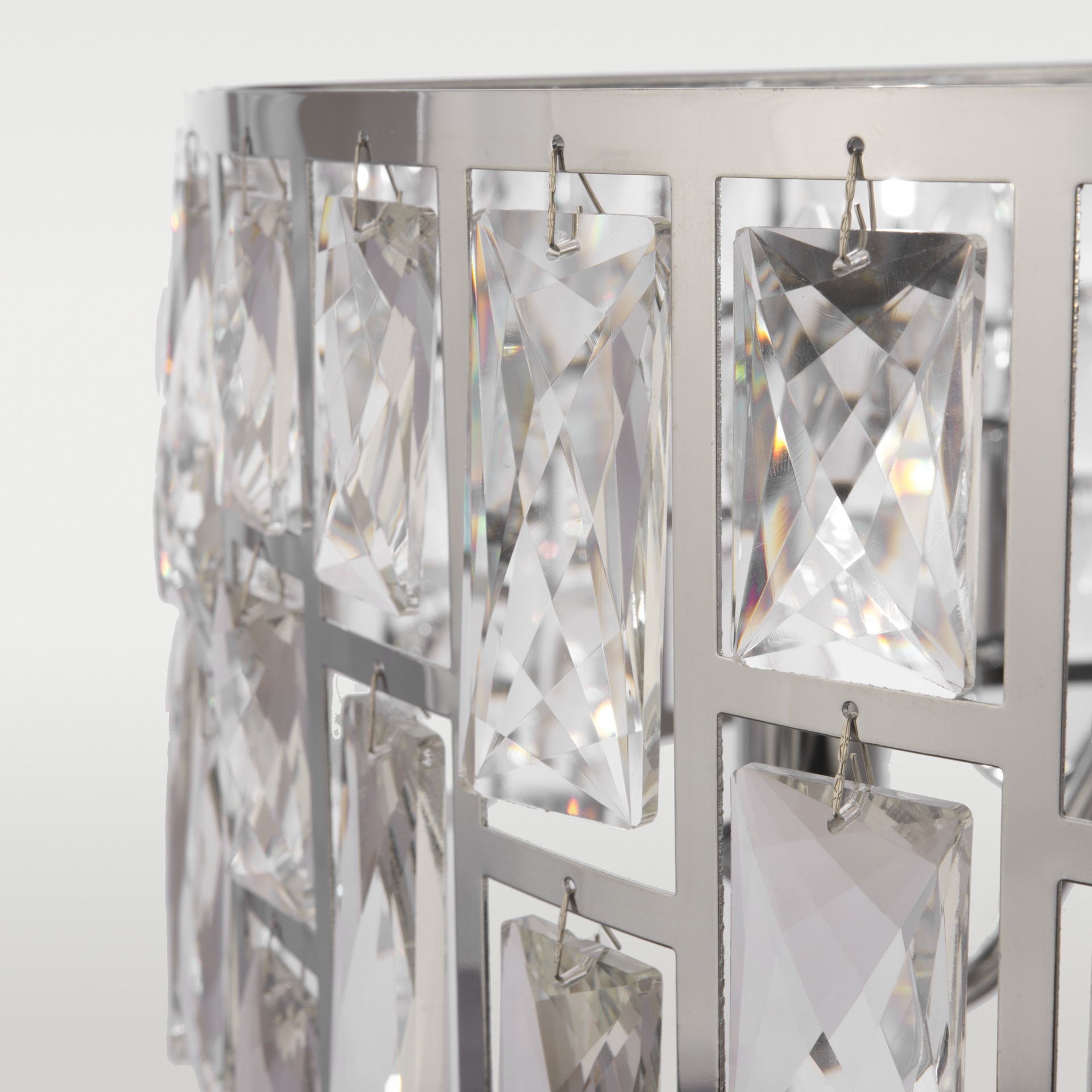 CosmoLight Kyiv II lampa wisząca 6x40W kryształ/chrom P06865CH - Wysyłka w 24h