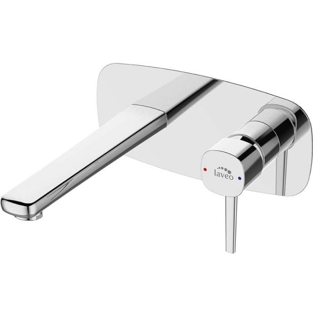 LAVEO Bateria umywalkowa podtynkowa POLA z korkiem klik-klak chrom BA