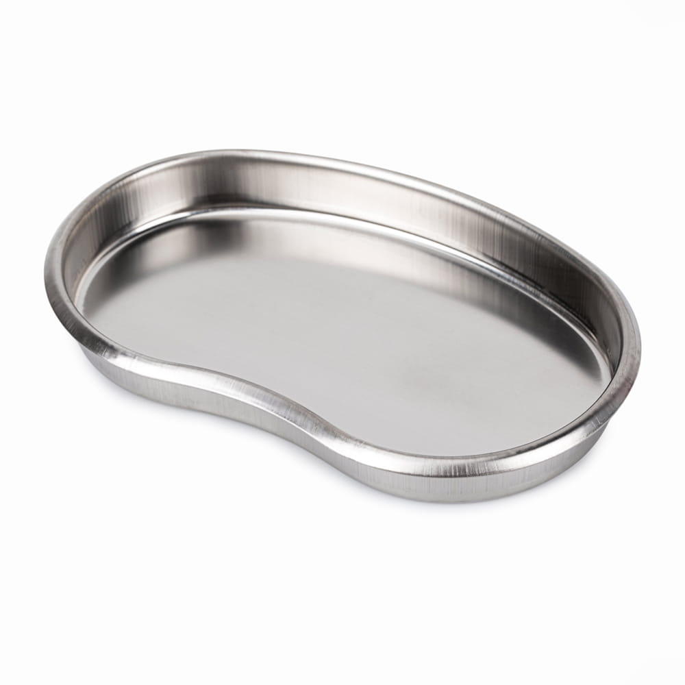 Metalowa tacka na narzędzia srebrna