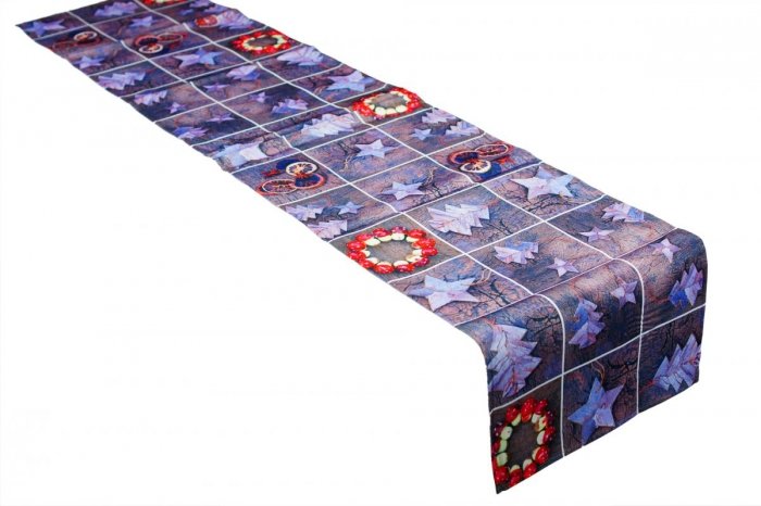 Świąteczny Ozdobny obrus MILANO wz. 560 rozmiar 40x180