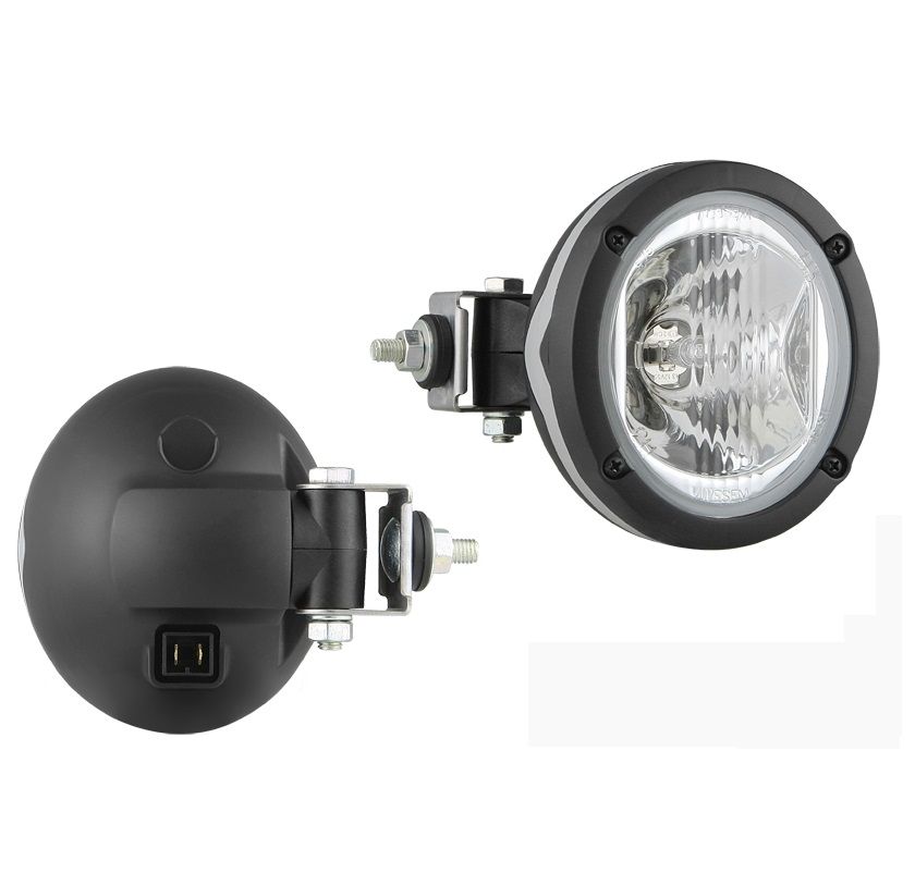 Halogenowa lampa robocza z bocznym umocowaniem i złączem AMP Faston LOR4.39040 Wesem