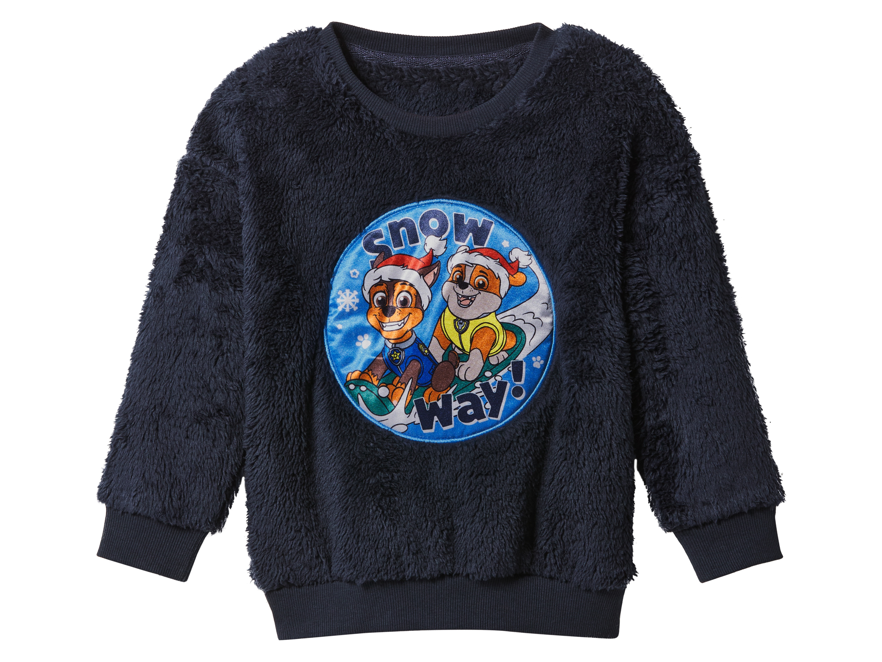 Bluza polarowa dziecięca pluszowa Psi Patrol / Myszka Minnie Granatowy, 122/128