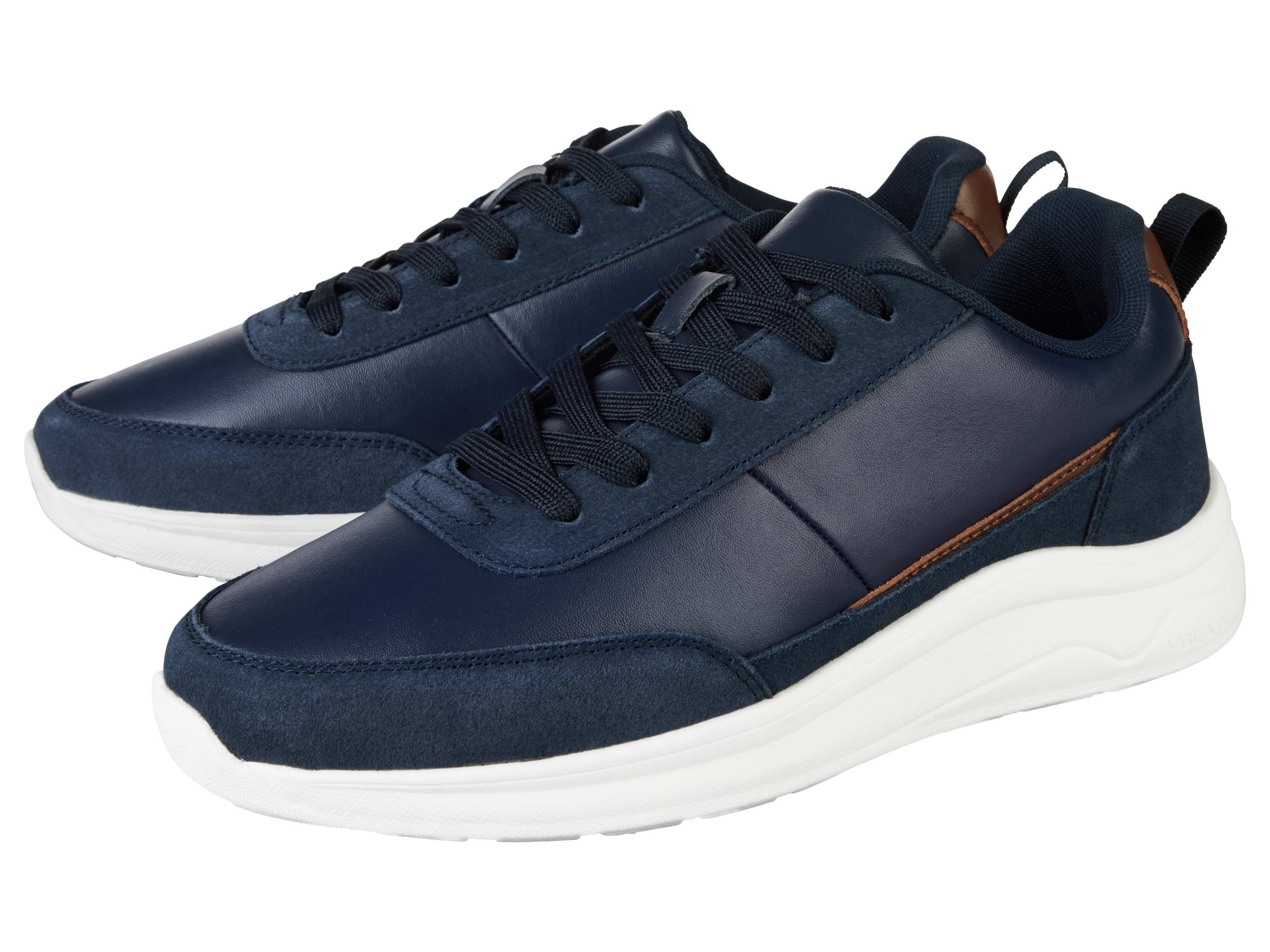 esmara Buty męskie premium ze skóry Granatowy, 41