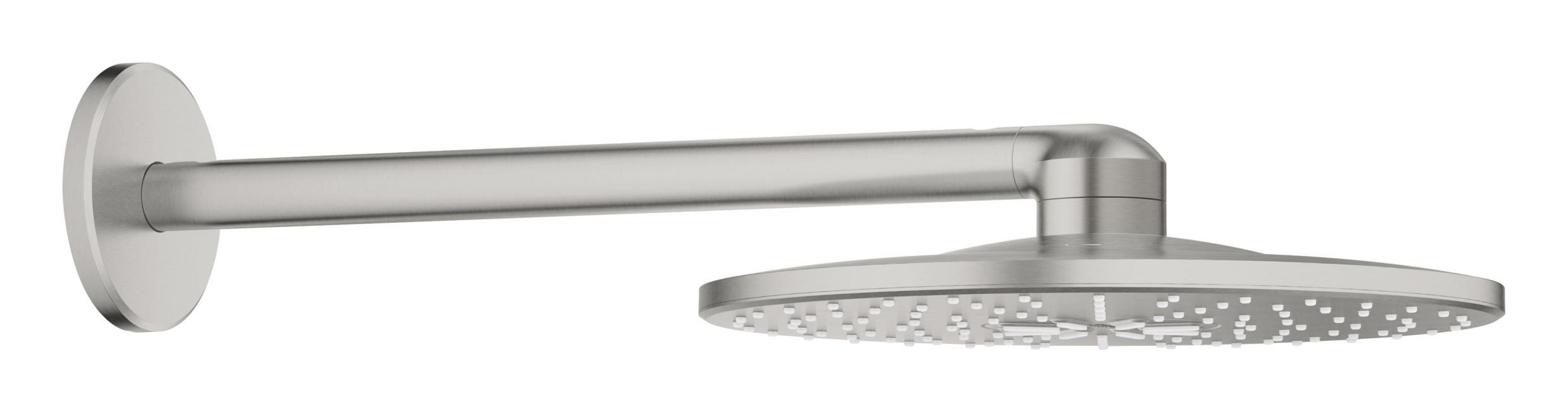 Darmowa Dostawa - Deszczownica z ramieniem 31x31 cm okrągła supersteel Grohe Rainshower 26475DC0