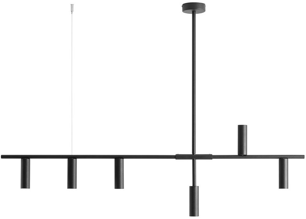 Darmowa Dostawa - Lampa wisząca 6x35 W czarna Aldex Trevo 1104K1