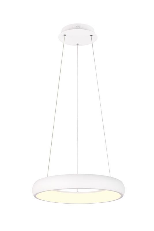 Lampa wisząca Trio Cardona 3834 biała ring wbudowany LED 29W 1 szt.
