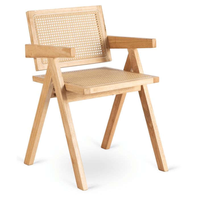 Krzesło Mebel Elite MADERA Drewniane Plecionka Wiedeńska Do Jadalni Salonu Dąb 1szt