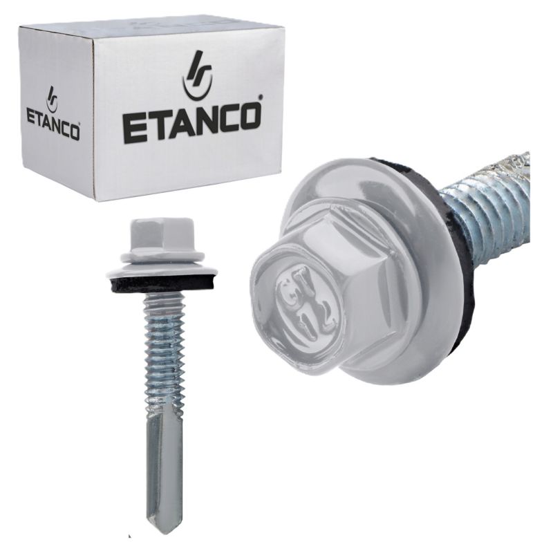 Wkręty samowiercące Etanco GT12 Z14 malowane RAL 9006 5,5x35 mm 250szt