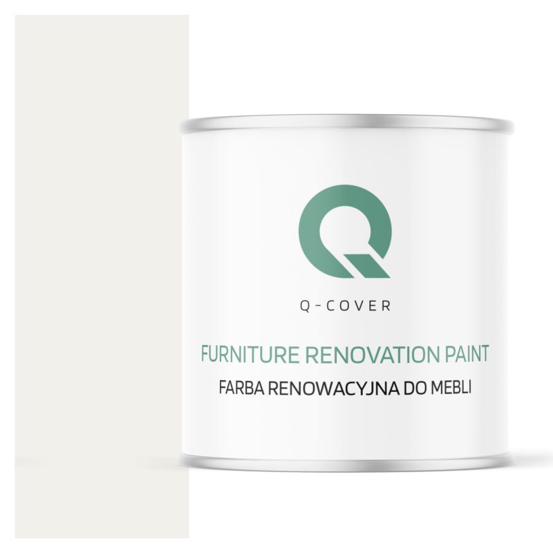 Farba Renowacyjna do Mebli Q-Cover Biały drogowy RAL9016 Mat 2.5L