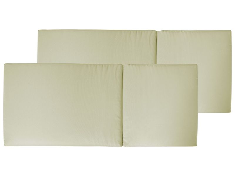 Zestaw 2 poduszek siedziskowych/oparciowych Java/amantea premium 50 x 70 cm Zielony 1 par.