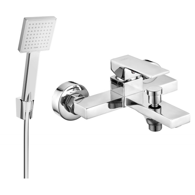 Bateria wannowa Mexen Uno chrom 1 szt.