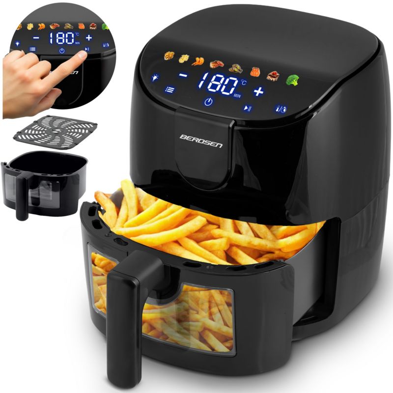 Frytkownica beztłuszczowa Berdsen Air Fryer 4l 1500W frytownica 1 szt.