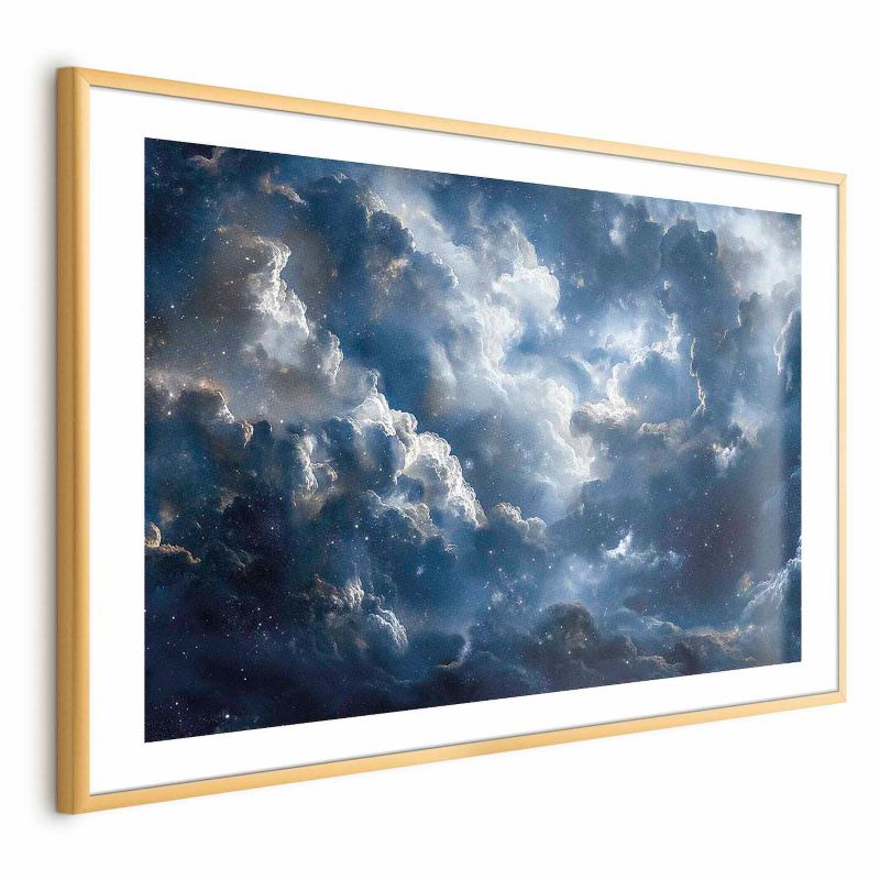 Plakat Artgeist Astronomiczne cuda 90x60 cm z ramą złotą 1 szt