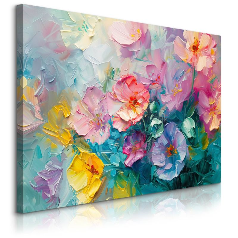 Obraz Muralo Kolorowe Polne Kwiaty Akwarele Malunek 40x30 cm 1 szt.