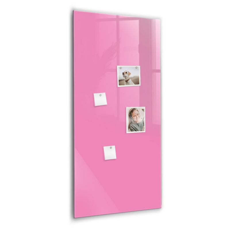 Tablica magnetyczna z nadrukiem Wallfluent 60x120 cm Kolor różowy 1 szt.