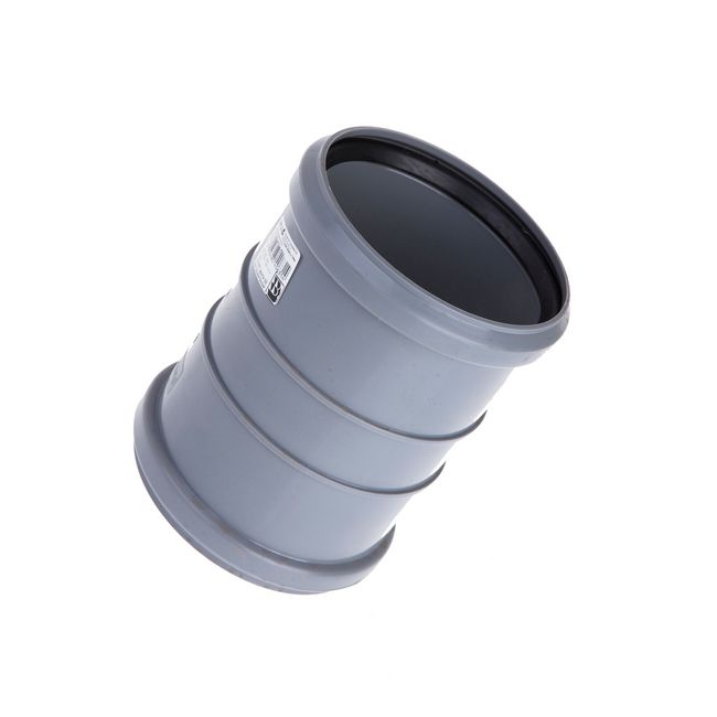 Łącznik Pipelife 110 mm szary