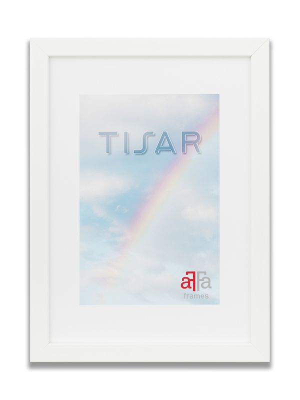 Ramka drewniana Tisar 15x21 cm Biała 1szt.