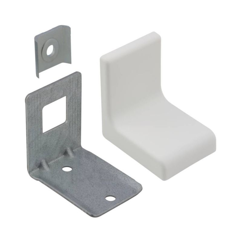 Zawieszka meblowa kątowa z zaślepką 2 szt.