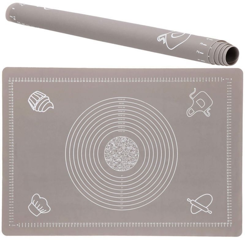 Silikonowa stolnica Springos 65x45cm z podziałką do ciasta, 1 szt.