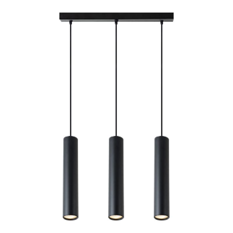 Lampa wisząca, DPM, 3 x GU10, czarna, 1szt