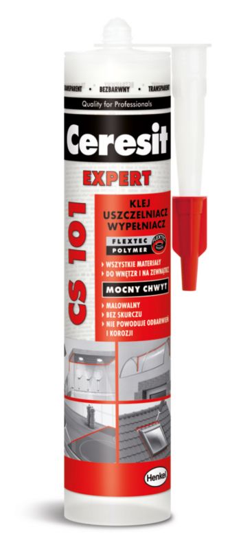 Klej uszczelniacz Ceresit 280 ml transparentny