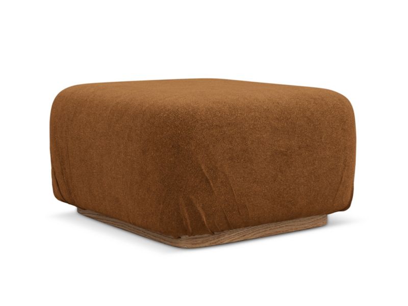 Pufa LaMiaSofa CATANIA z tkaniny bouclé 83x41 cm terakota 1 szt.