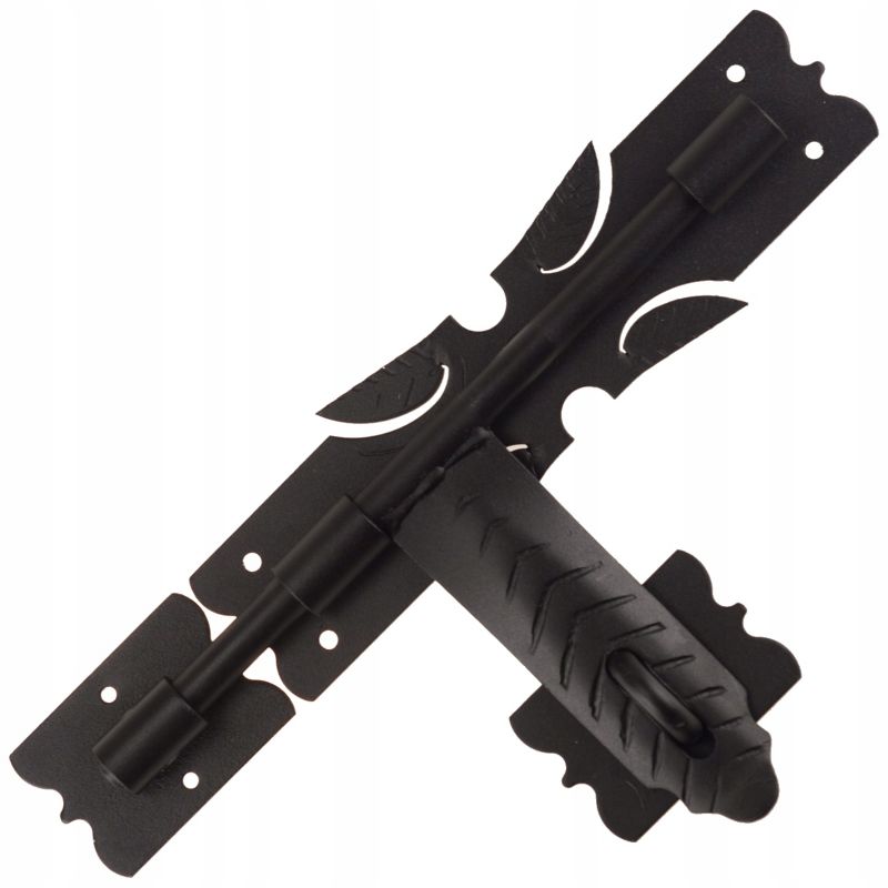 Zasuwa FEINZ Do Drzwi Bramowa Bram Garażowa Rygiel 250 Mm Czarna 1 szt.