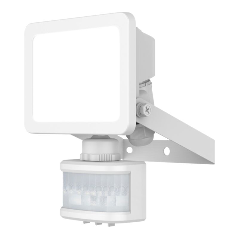 Naświetlacz GoodHome Lucan 10 W z czujnikiem ruchu biały