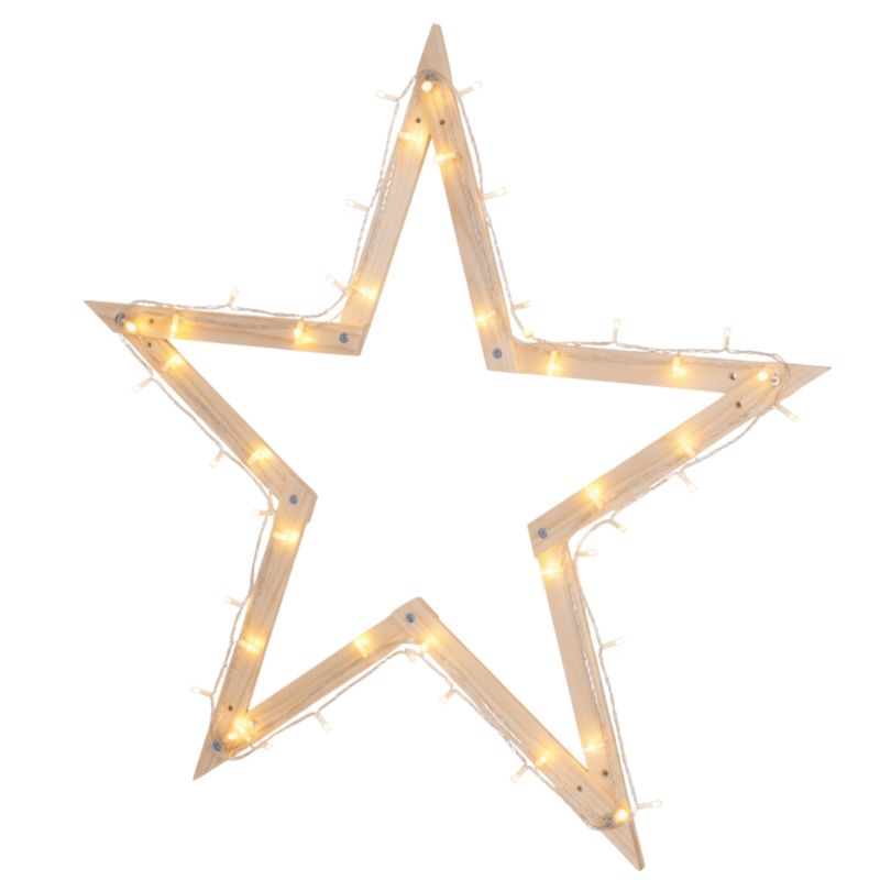 Gwiazda zawieszana świąteczna MODO24 kompaktowa naturalna 189 cm ModoStar 1 szt.