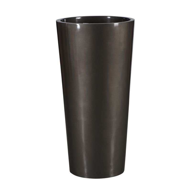 Doniczka PD Concept Z Włókna Szklanego Na Taras Do Domu D208C grafitowy metalik 1 szt