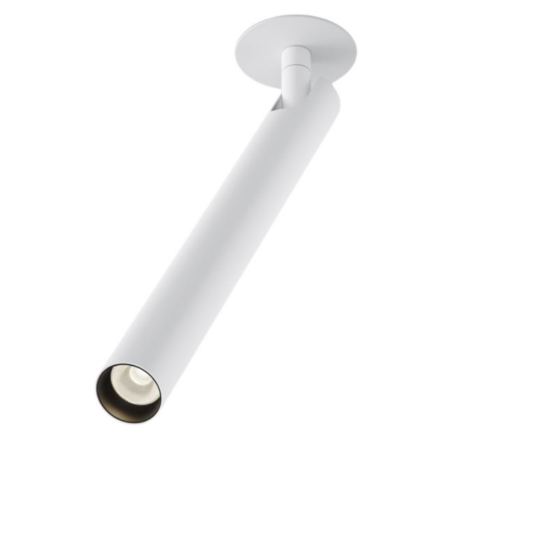 Oprawa sufitowa wpuszczana Maytoni Focus T biała LED 6W 3000K 290lm ruchoma IP20 wym: 32,6 x 3 x 3 cm okrągła - 1 szt.