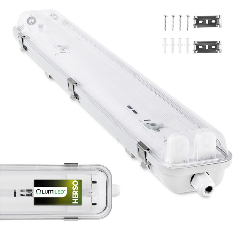 Oprawa Hermetyczna LED Lumiled Lampa Pyłoszczelna 60cm 2xT8 G13 IP65 1 szt.