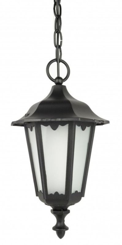Lampa sufitowa zewnętrzna SU-MA Retro czarna 1 x E27 x 60W IP43 wym: 74 x 21 x 21 cm - 1 szt.