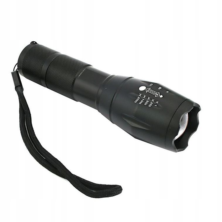 Latarka FEINZ Wojskowa T6 Zoom Wodoodporna Mała 1 szt.