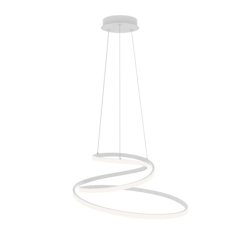 Lampa wisząca Italux LORILA biała 1 x LED 60W 3300lm wym:150x60x60cm IP20 -1 szt.