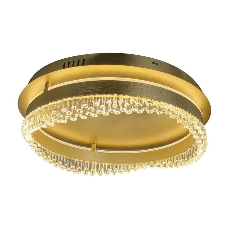 Lampa sufitowa Milagro PRECIOSA złota 1 x LED 36W 2880lm wym:13x43x43cm IP20 -1 szt.