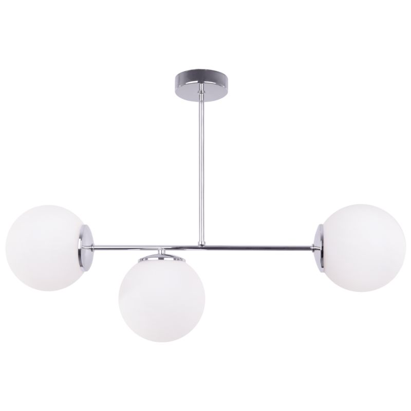 Lampa sufitowa wisząca Light Home LH Siena 3x E14 60W srebrny 1szt.