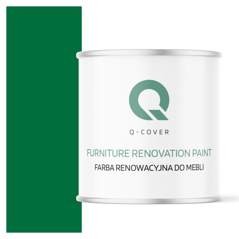 Farba Renowacyjna do Mebli Q-Cover Zielony RAL6029 Mat 2.5L